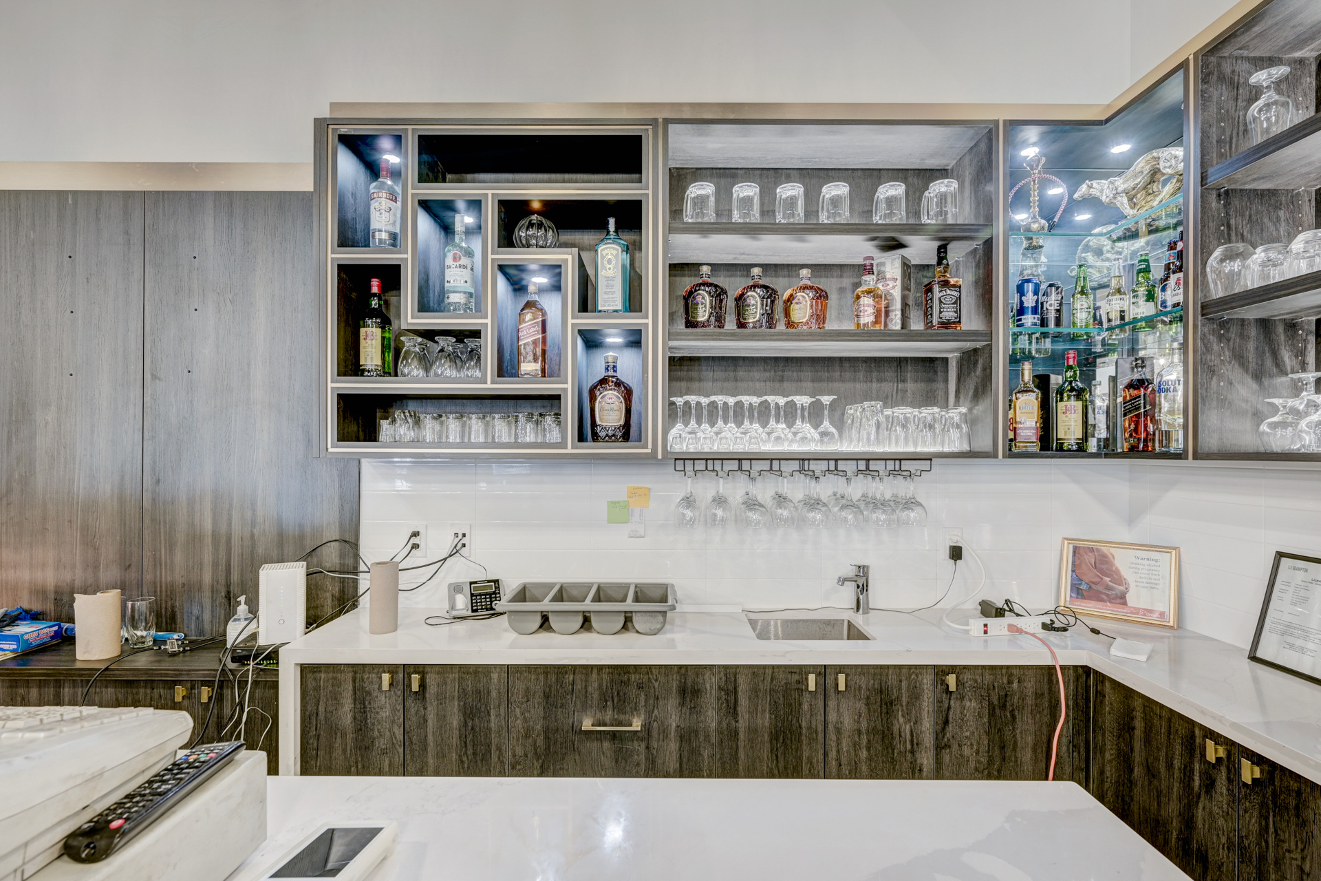 Restaurant millwork detail