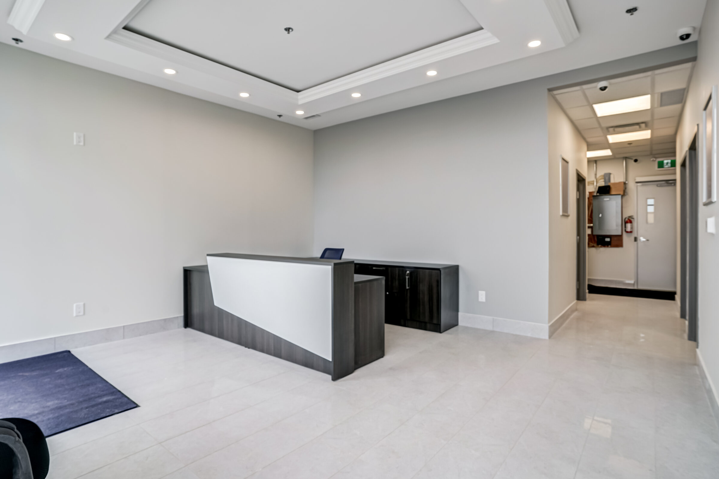 Open office workspace