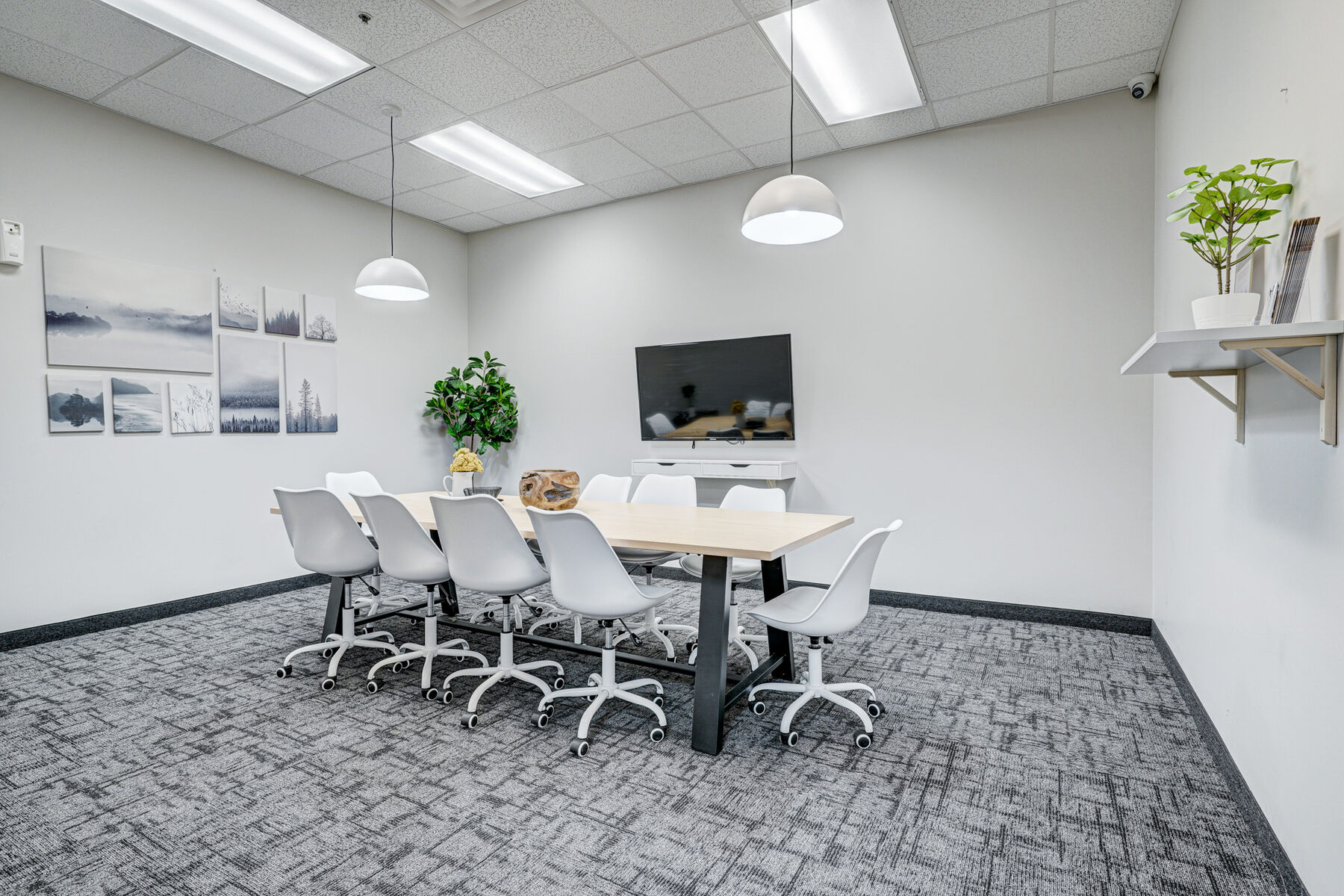 Completed private meeting room